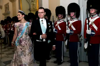 A princesa Victoria da Suécia e o marido, o príncipe Daniel