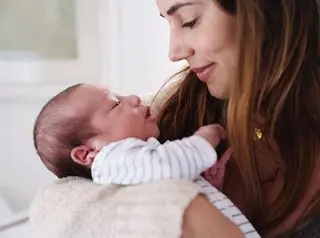 Mia Rose com o filho, Mateus