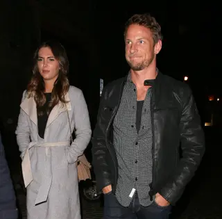 Brittny Ward e Jenson Button