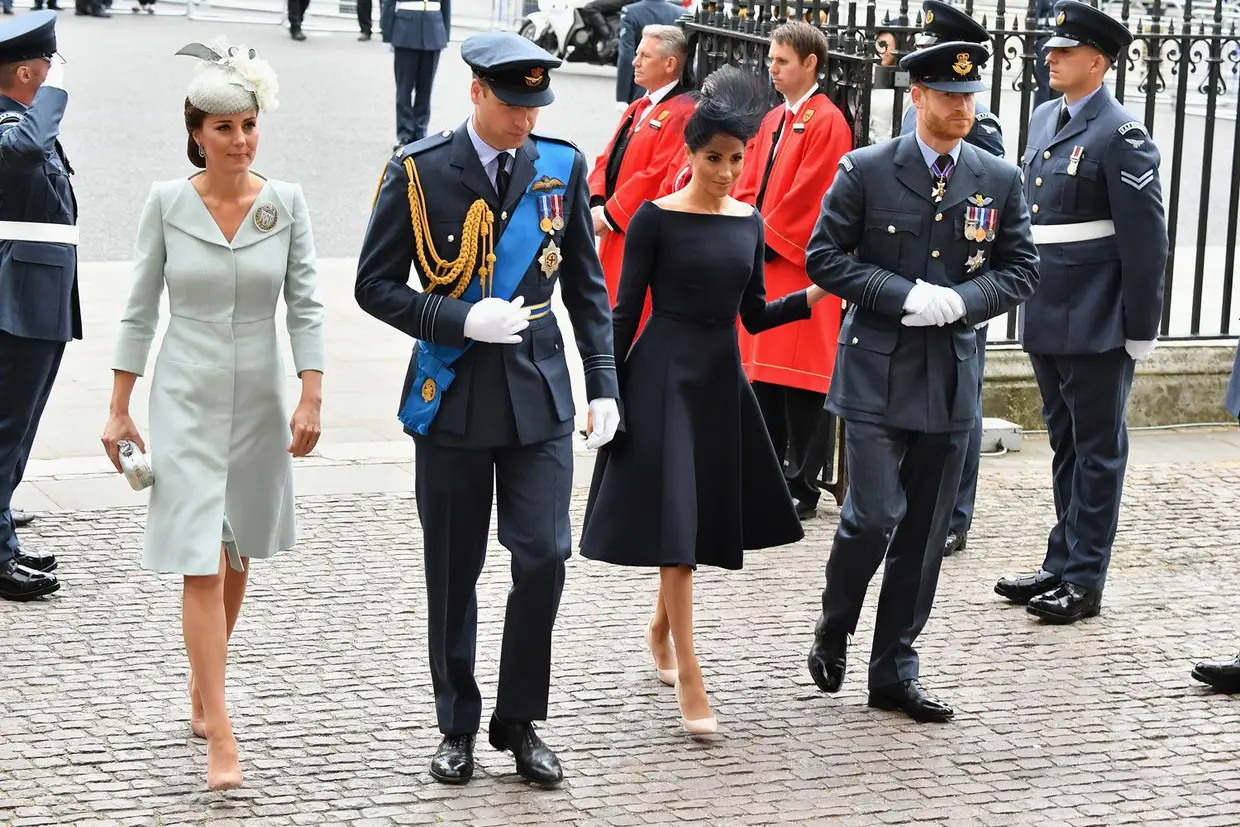 Kate, William, Meghan e Harry
