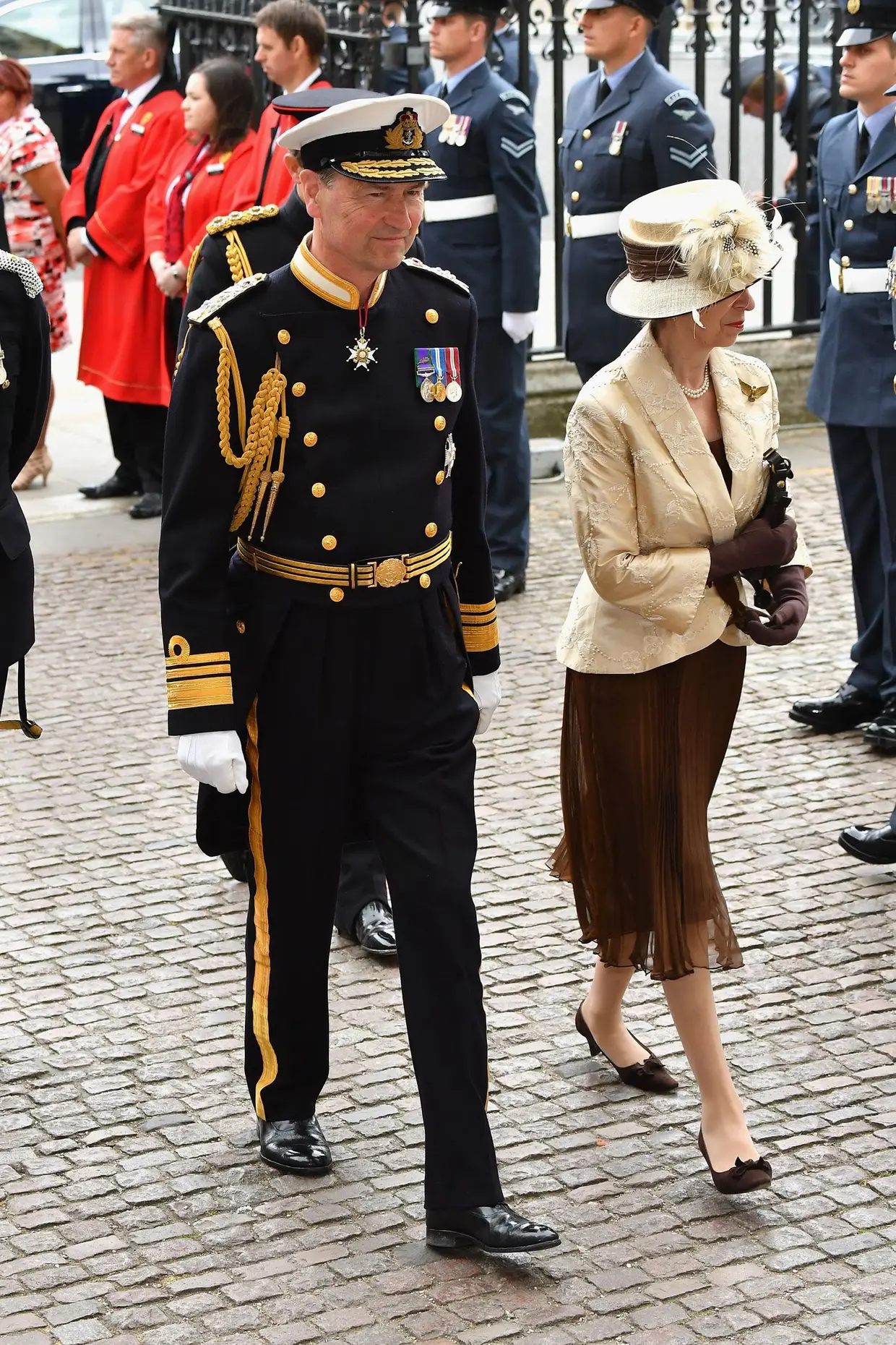 Timothy Lawrence e a princesa Ana