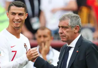 Cristiano Ronaldo e Fernando Santos