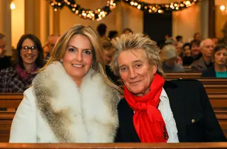 Rod Stewart e a mulher, Penny Lancaster