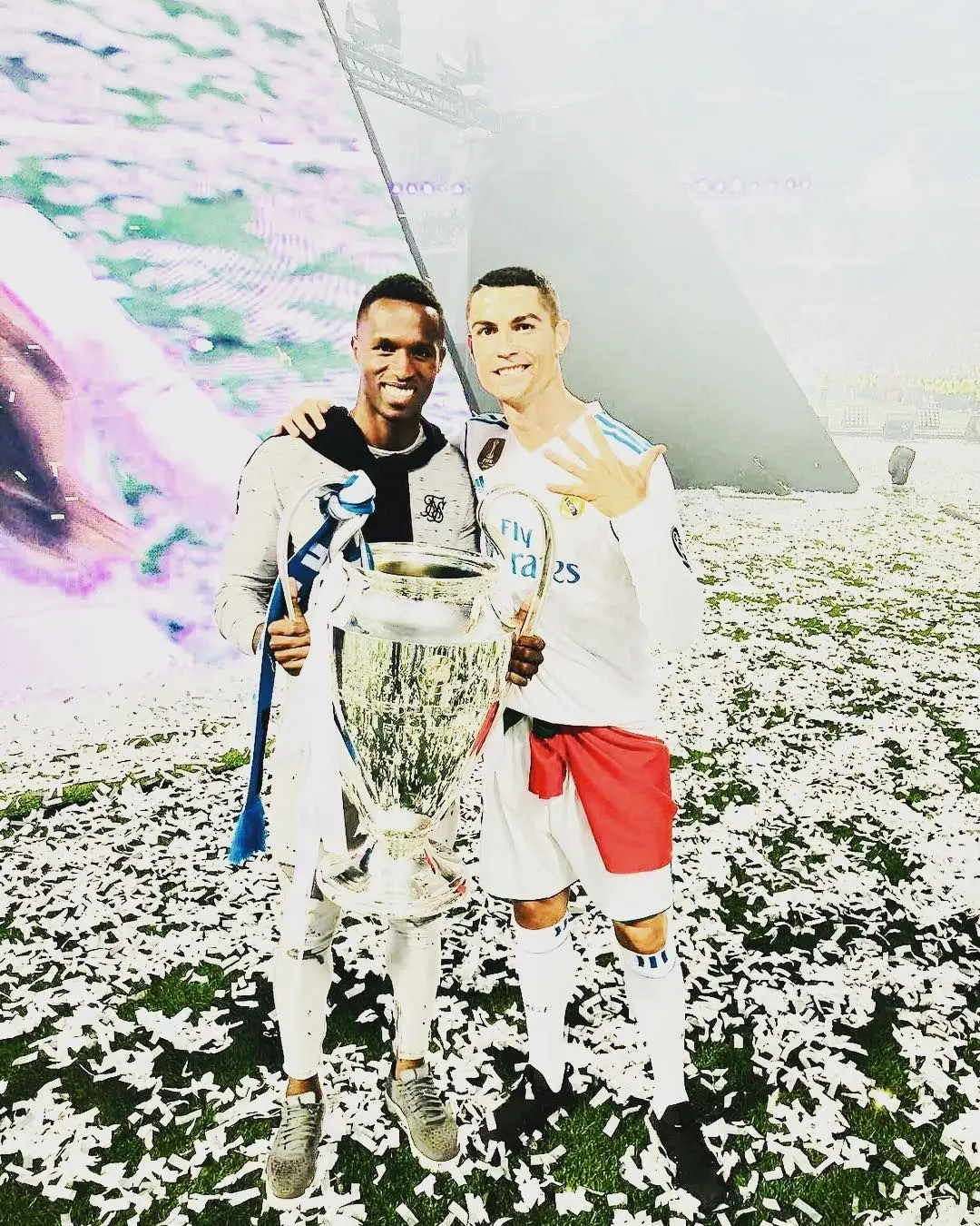 José Semedo está sempre ao lado de CR7 em momentos importantes da sua carreira