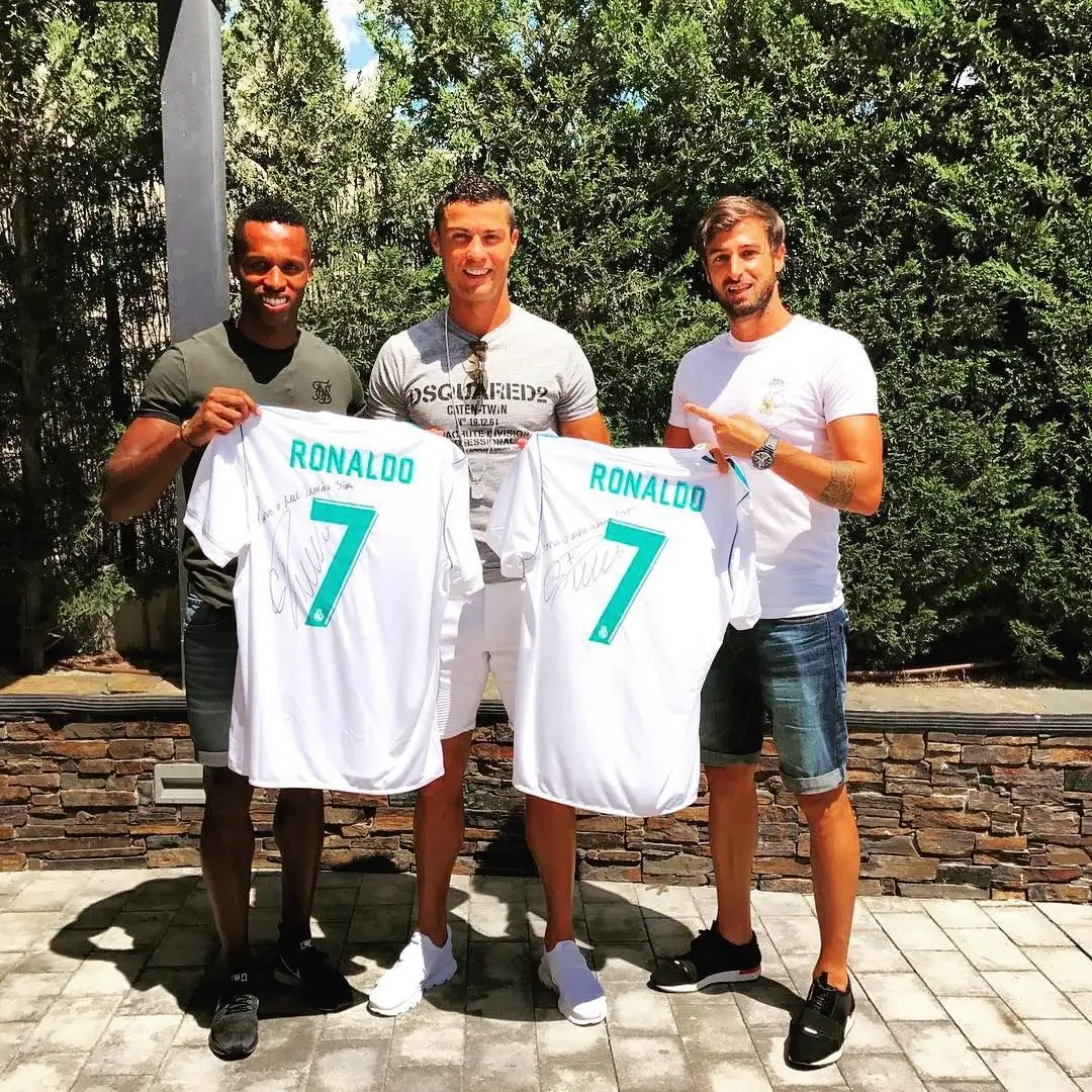 José Semedo, Cristiano Ronaldo e Miguel Paixão