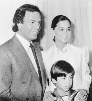 Isabel Preysler nos tempos em que era casada com Julio Iglesias