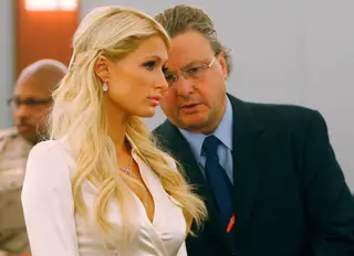 Paris Hilton com David Chesnoff