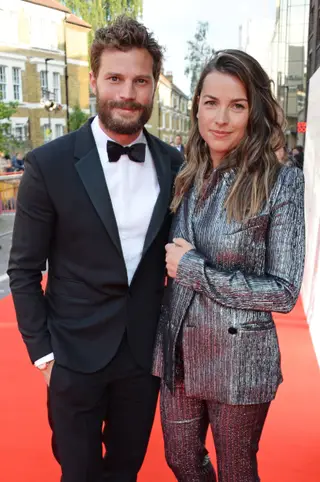 Jamie Dornan com a mulher, Amelia Warner
