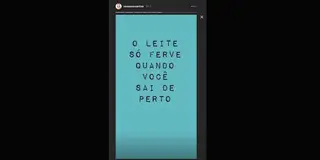 A publicação enigmática de Vanessa Martins