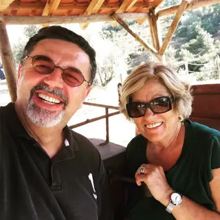 José Carlos Malato e a mãe