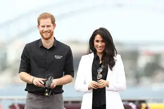 O príncipe Harry e Meghan Markle