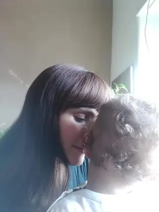 Sandra Barata Belo com o filho, Baltazar