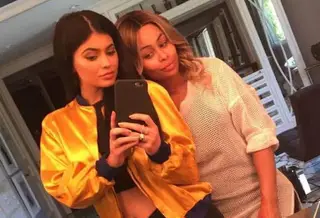 Kylie Jenner e Blac Chyna... quando ainda eram amigas e partilhavam fotografias juntas nas redes sociais