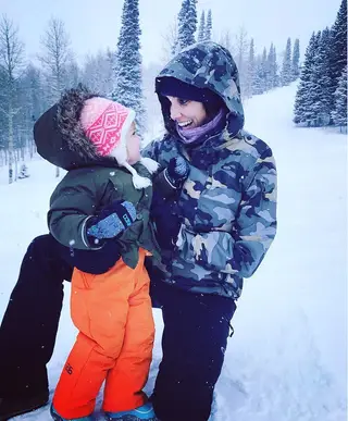 Daniela Ruah com a filha