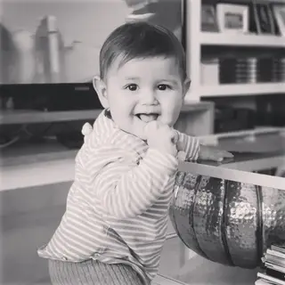 Carolina, a filha mais nova de Carolina Patrocínio e Gonçalo Uva