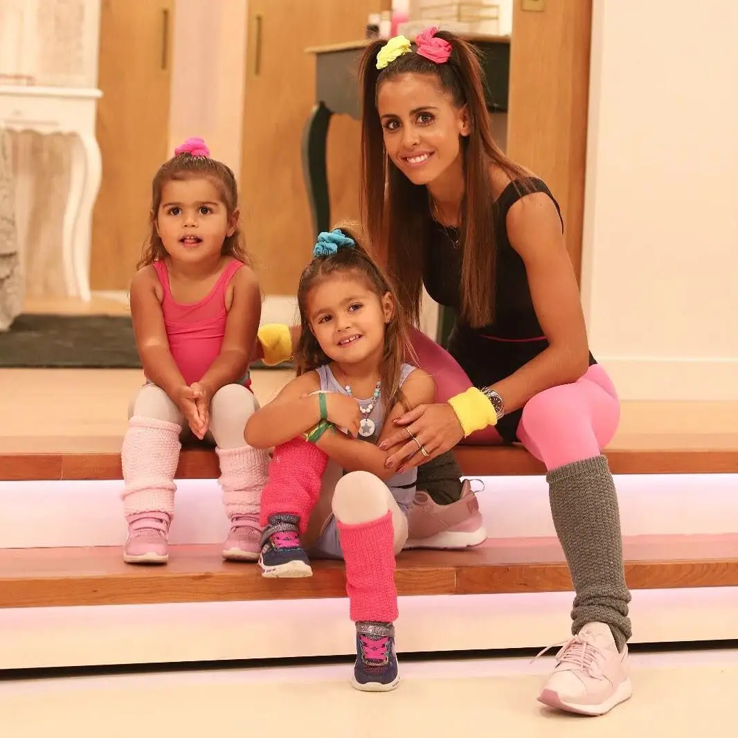 Carolina Patrocínio com Diana e Frederica