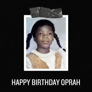 Oprah Winfrey na infância