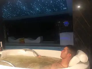 Cristiano Ronaldo no 'jacuzzi'
