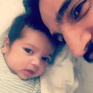 Diogo Clemente com o filho mais novo, Guilherme