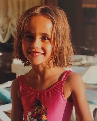 Francisca Pereira em criança