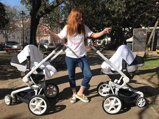 Inês Herédia com os filhos, Tomás e Luís