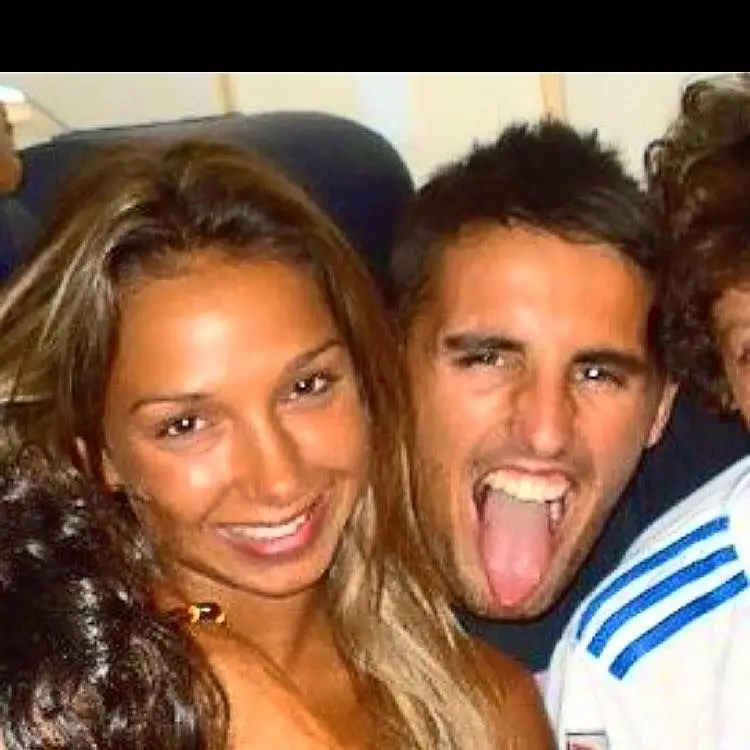 Edina Carvalho e Hugo Vieira no início do namoro.