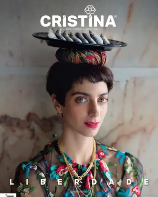 Capa da revista Cristina com Joana Barrios