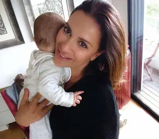 Dânia Neto com o filho, Salvador