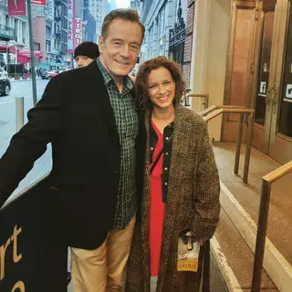 Bryan Cranston e Margarida Vila-Nova