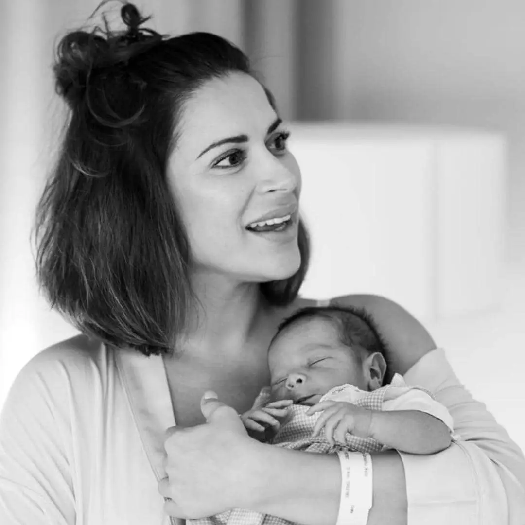 Dânia Neto e o filho Salvador