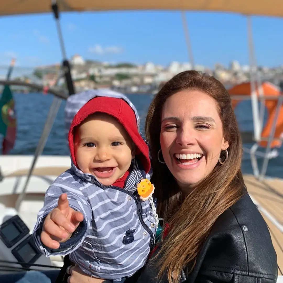 Marta Andrino com o filho António
