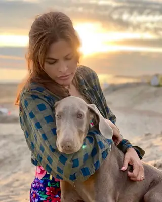 Eva Mendes com Lucho