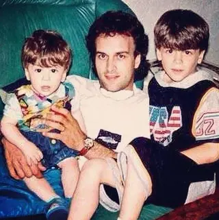 Tony Carreira com os filhos, David e Mickael