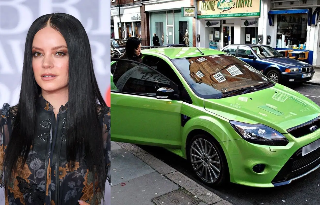 Lilly Allen com o Ford Focus