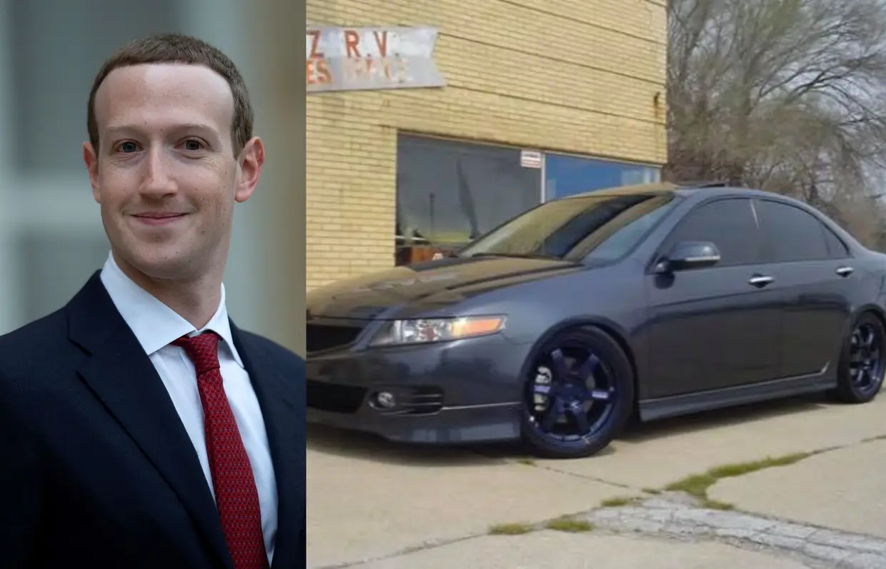 Mark Zuckerberg com Accura TSX