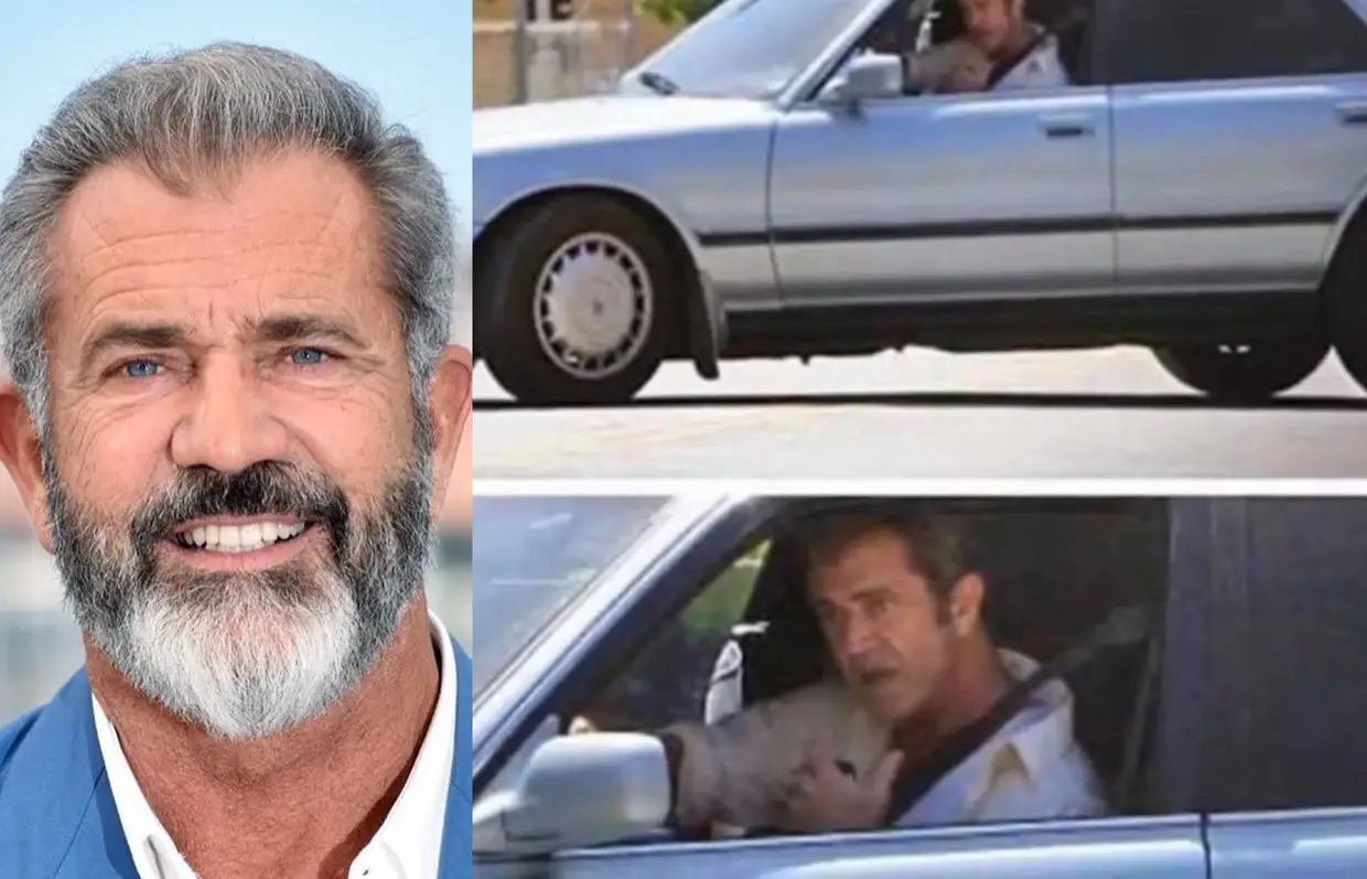 Mel Gibson com Toyota Cressida