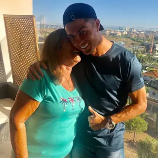 Dolores Aveiro e Cristiano Ronaldo