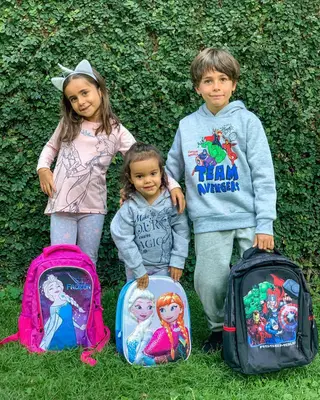 Francisca, Julieta e Vicente, os filhos de Ricardo e Francisca Pereira