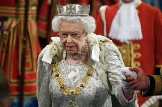 A rainha Isabel II de Inglaterra