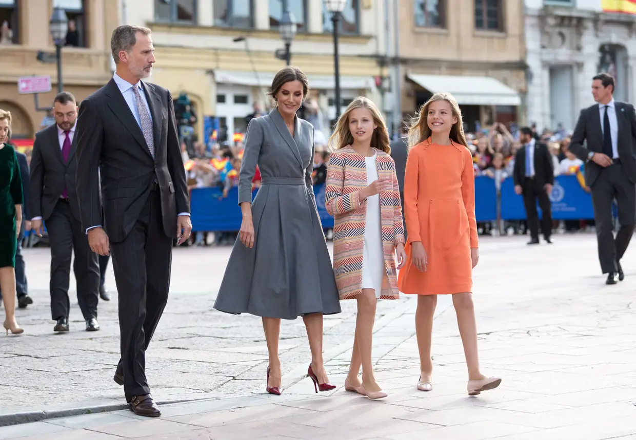 Princesa Leonor, Felipe VI, Letizia e infanta Leonor