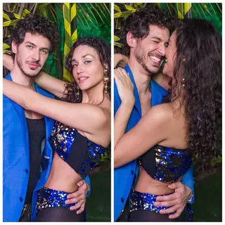 Luis Perez e Débora Nascimento