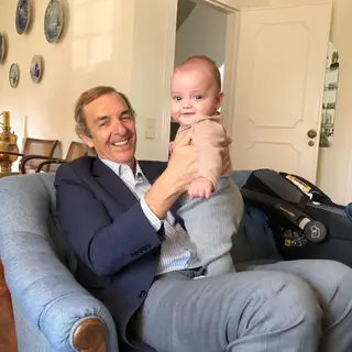 Oliver com o avô