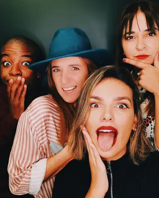 Conguito, Inês Herédia, Mafalda Castro e Maria Correia