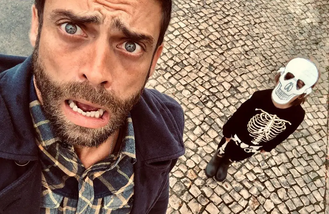 Diogo Amaral e filho
