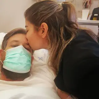 Cláudio Mendes com a namorada, Raquel Pereira