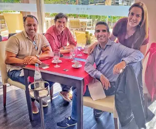 Os especialistas do programa 'Casados À Primeira Vista', da SIC: Alexandre Machado, Eduardo Torgal, Fernando Mesquista e Cris Carvalho