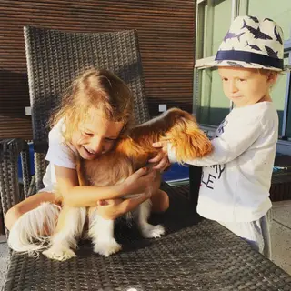 Martim e Mel, os filhos de Mafalda Rodiles e Edgar Miranda