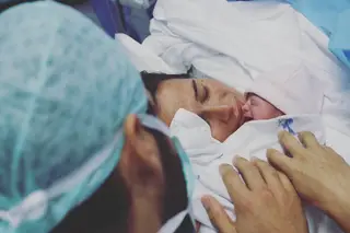 A primeira fotografia de Caetana partilhada pela atriz