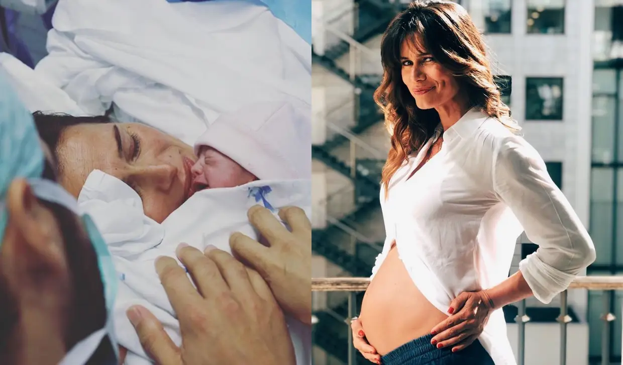 Cláudia Vieira e João Alves deram as boas-vindas à primeira filha em comum, Caetana. A atriz é também mãe de Maria, de nove anos