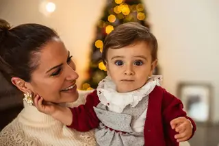 Dânia Neto com o filho, Salvador